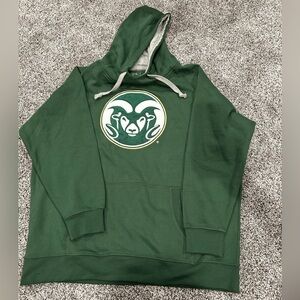 NWOT Colorado State University CSU Rams Green Hoodie